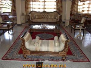 canapé en bois marocain 11