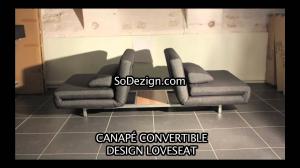 canapé convertible design loveseat plus 8