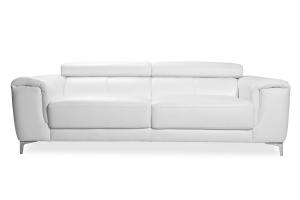 canapé design cuir blanc 10
