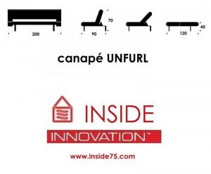 canapé lit design unfurl 3
