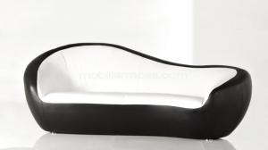 canapé design noir et blanc 7