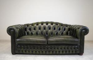 canapé chesterfield cuir occasion 6