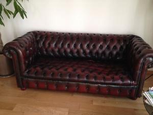 canapé chesterfield cuir occasion 8