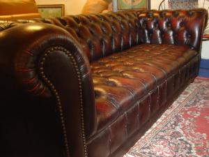 canapé chesterfield cuir occasion 16