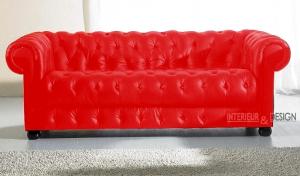 canapé chesterfield convertible rouge 6
