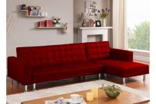 canapé chesterfield convertible rouge 9