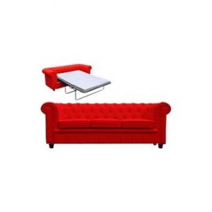 canapé chesterfield convertible rouge 10