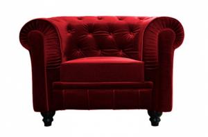 canapé chesterfield velours rouge 15