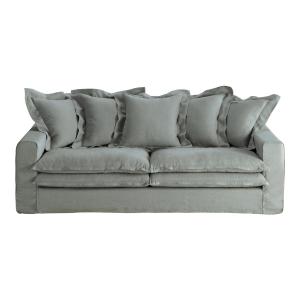 canapé en lin gris 15