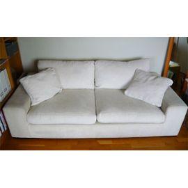canapé en tissu blanc 16