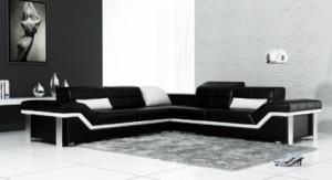 canapé noir et blanc design 4