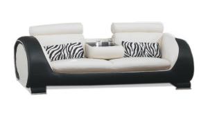 canapé design noir et blanc 19