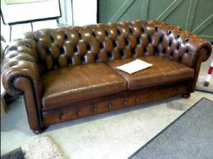 canapé chesterfield cuir occasion