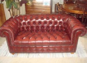canapé chesterfield cuir occasion 11