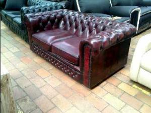 canapé chesterfield cuir occasion 15