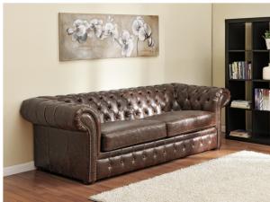 canapé chesterfield cuir convertible 9