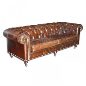 canapé chesterfield cuir convertible 17