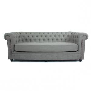 canapé chesterfield tissu convertible 1