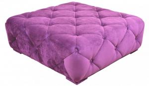 canapé chesterfield velours violet 11