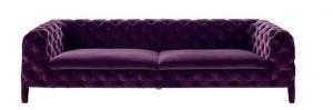 canapé chesterfield velours violet 19