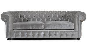 canapé chesterfield velours convertible 3
