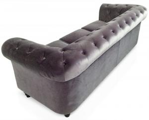 canapé chesterfield velours convertible 5