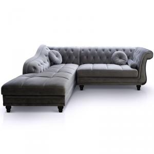 canapé chesterfield velours convertible 10