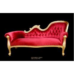 canapé chesterfield velours rouge 19