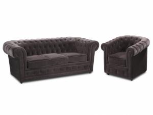 canapé chesterfield velours 6