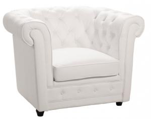 canapé chesterfield convertible cuir blanc 10
