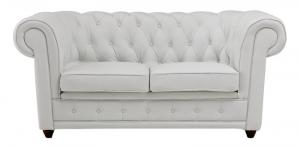 canapé chesterfield convertible cuir blanc 15