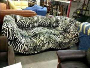 canapé zebre