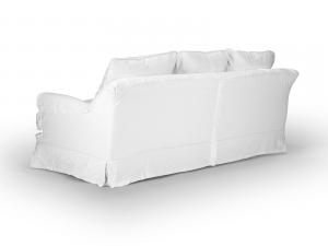canapé blanc tissu 5